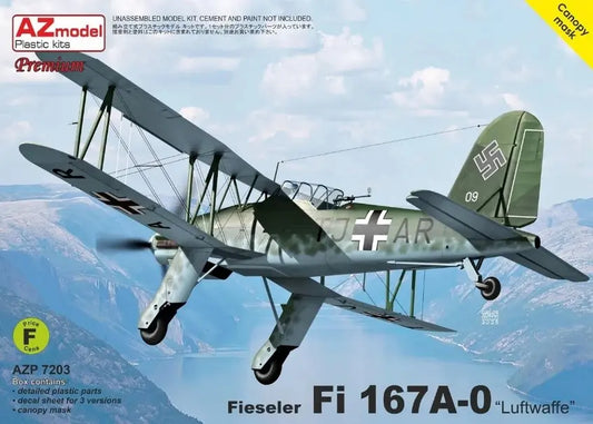 AZMP7203 AZモデル 1/72 Fi167A-0 ルフトバッフェ プレミアムエディション