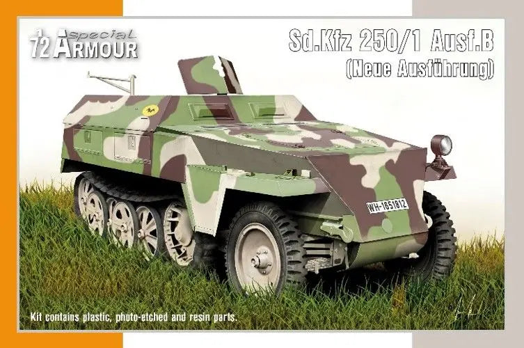 SPHSA72005 スペシャルホビー 1/72 Sd.Kfz. 250/1 B型
