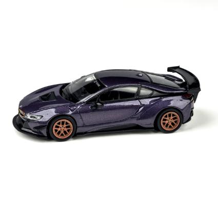 PA-55153 PARAGON 1/64 リバティウォーク BMW i8 トワイライトパープル/ゴールドホイール LHD