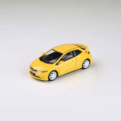 PA-65395 PARAGON 1/64 ホンダ シビック FN2 Type R 2007 サンライトイエロー RHD