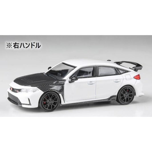 PA65590 PARAGON 1/64 ホンダ シビック タイプR FL5 2025 ホワイト カーボンパーツ付 RHD