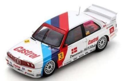 S2821 1/43 BMW E30 M3 No.3 Schnitzer GP Denmark 1991  Kris Nissen