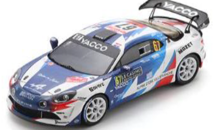 S6895 1/43 Alpine A110 Rally RGT No.67 CHL Sport Auto Rally Monte Carlo 2025 ( Winner RGT ) R. Asti