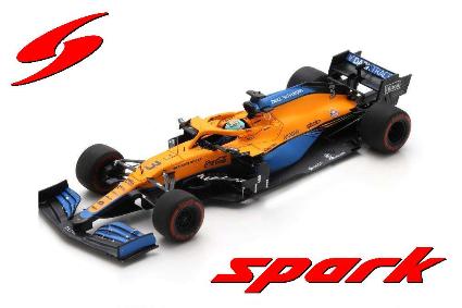 S7670 1/43 McLaren MCL35M No.3 McLaren 7th Bahrain GP 2021 Daniel Ricciardo
