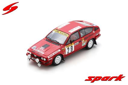 S9354 1/43 Alfa Romeo GTV6 No.29 15th Rally Monte Carlo 1983 Y. Loubert - T. Fond