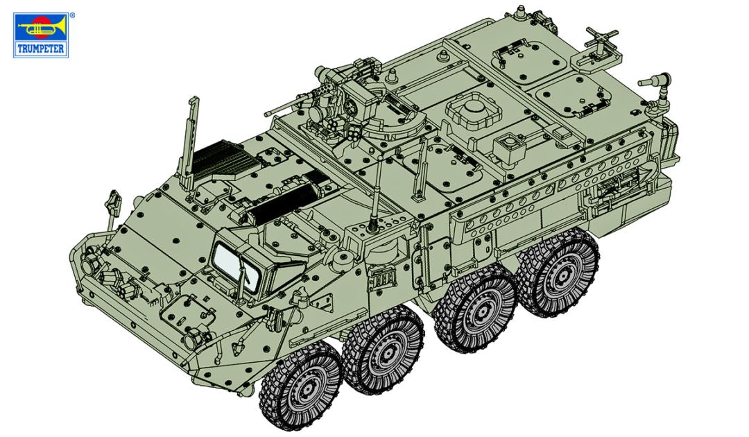 07423 トランペッター 1/72 アメリカ陸軍 M1130 ストライカー 指揮通信車