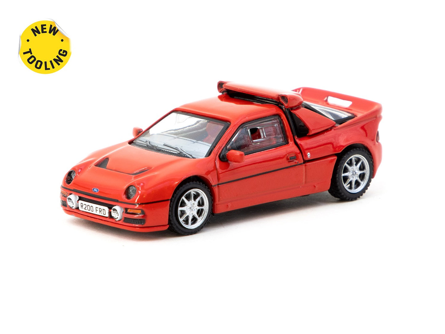 T64PR-001-RE Tarmac Works 1/64 Ford RS200 Red